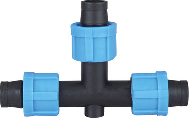 Tee Drip Tape Fittings Irrigation Pipe Fittings Smooth Internal Surface