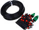 Automatic Garden Hose Kit Micro Watering System Drippers 1/4&quot; Connection Size