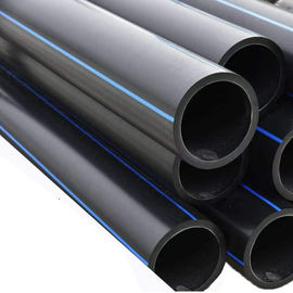 LDPE Material Black Plastic Water Pipe / Agriculture Flexible Irrigation Pipe