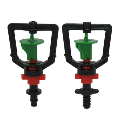360 Degrees Rotary Micro Irrigation Nozzles With Threaded Connector / Barbed Connector