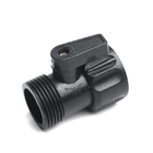 Plastic Garden Irrigation Valve Connectors 3/4&quot; Male To Female Thread Hose Tube Switch