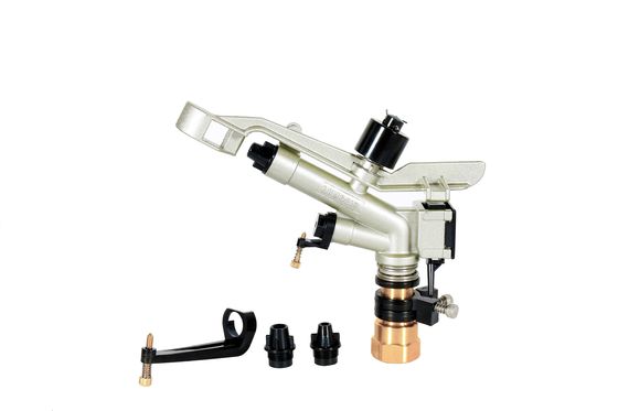 Sprinker Water Shell 1'' Almuinium Rainun Sprinker Portable Irrigation System Double Nozzle