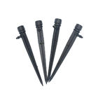 Black 8 Outlet Watering System Drippers With 13cm Spike 1/4'' Connection Size