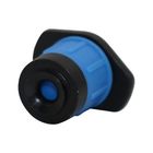 Blue 1/4'' Irrigation Micro Sprinklers Adjustable 360 Degrees Gear Drive
