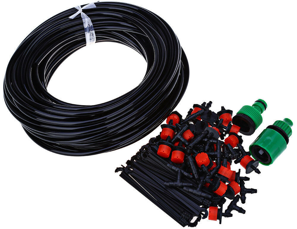 Automatic Garden Hose Kit Micro Watering System Drippers 1/4