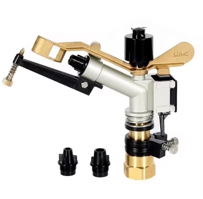 1 '' Aluminium Sprinkler Gun Portable Sprinklers Irrigation System 1.2-6.1m3/h