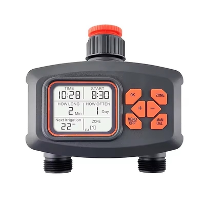 2 Way LCD Display Home Garden Irrigation Rainfall Timer Automatic Controller